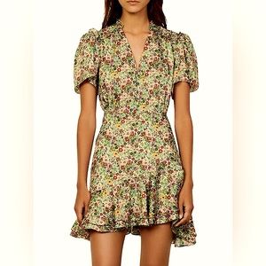 Sandro floral print mini dress